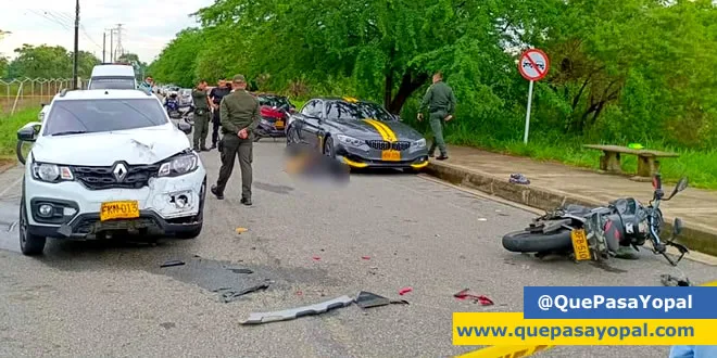 Trágica muerte de joven motociclista en fatal accidente vial en Yopal